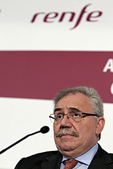Tefilo Serrano, presidente de Renfe. | Alberto Cullar