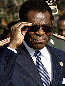 El presidente de Guinea Ecuatorial, Teodoro Obiang, en su ltima visita a Espaa