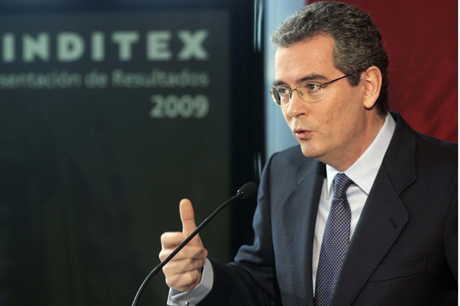 Pablo Isla, en la presentacin de los ltimos resultados de Inditex, el pasado marzo. | Diego Sinova.