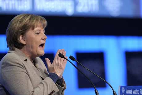 Merkel, en un acto reciente. (Efe)
