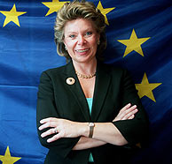Viviane Reding, comisaria europea de la Sociedad de la Informacin. (Foto: Diego Sinova)