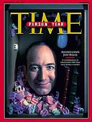 Jeff Bezos, 'Hombre del Ao' en 1999 para 'Time' (Foto: 'Time Magazine')