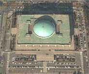 Imagen del edificio del Parlamento coreano visto en 'Google Earth'.