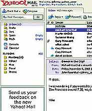 Detalle de una pantalla de la bandeja de entrada del correo renovado de Yahoo!, an en fase 'beta'. (Foto: Yahoo!)