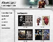 Captura de la pgina 'web' de Reebok para PSP