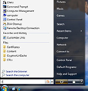El clsico men de inicio integrar bsquedas en Vista. (Foto: Microsoft)