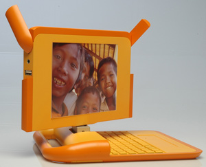 Uno de los prototipos del portátil de 100 dólares. (Foto: OLPC)