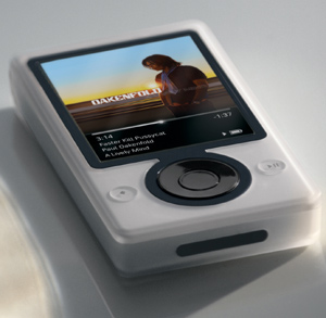 Zune, el reproductor multimedia, con MP3, de Microsoft. (Foto: Microsoft)