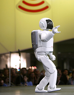 Robot en la feria internacional CES en Las Vegas. (Foto: Reuters)
