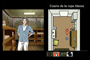 Pantalla del juego con las dos pantallas. La tctil es la de la derecha. (Foto: Nintendo)