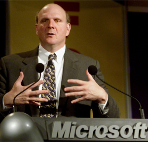 El presidente de Microsoft, Steve Ballmer. (Foto: REUTER)