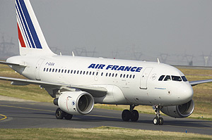 El Airbus A318 de Air France. (Foto: AF/Philippe Delafosse)