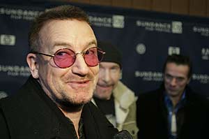 El cantante Bono en el festival de Sundance de este ao. (Foto: Reuters)