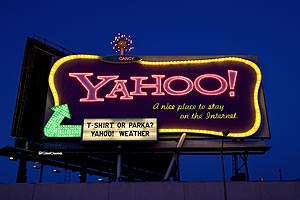 Anuncio de Yahoo! en san Francisco, EEUU. (Foto: AFP)