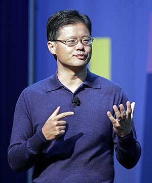 Jerry Jang, consejero delegado y cofundador de Yahoo!, durante una conferencia. (Foto: AP)
