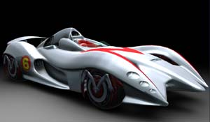 Uno de los coches del prximo videojuego de Warner, 'Speed Racer'. (Foto: Warner)