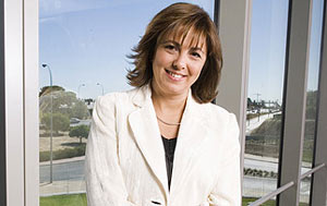 La recin nombrada Vicepresidenta de Microsoft para Western Europe, Rosa Mara Garca.