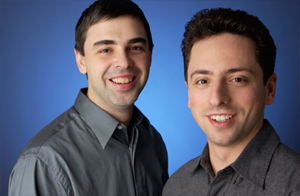 Larry Page (izqda.) y Sergey Brin (dcha.). (Foto: Google)
