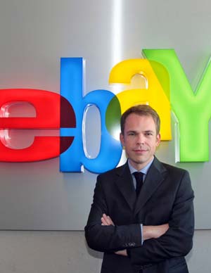 El director de eBay en Europa, Alexandre Menais, en las oficinas de eBay en Pars. (Foto: AFP)