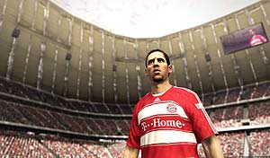 Franck Ribery con la camiseta del F.C. Bayern de Munich. (Foto: EA)