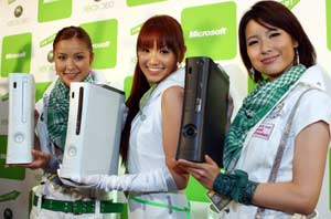 Presentacin de los nuevos modelos de Xbox en Japn. (Foto: AP)