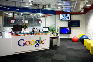 Entrada de las oficinas de Google en Washington. (Foto: AFP)
