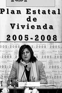 La ministra de Vivienda, Mara Antonia Trujillo, en un acto reciente.