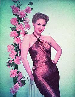 Belleza exótica. La actriz en una imagen de los años 50, década en la que su estrella perdió brillo.