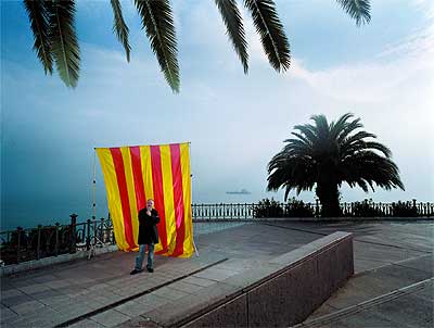Josep-Lluís Carod-Rovira, 53 años, posa en “El Balcón” de Tarragona,