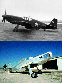 Mustang P-51(1940) y	Mustang T-51/Titan Aircraft (2003)