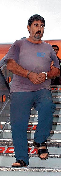 Sebastin Etxani lleg a Espaa extraditado de Venezuela en 2002. / EFE