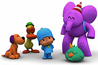 De izquierda a derecha, Loula, Pato, Pocoy, Elly y Pajaroto, los protagonistas de Pocoy. / ZINKIA ENTERTAINMENT