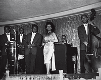 En escena. El pianista, en una de las últimas actuaciones en La Habana de su Bebo Valdés Cuarteto, en 1960.