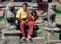 EN NEPAL. Barbero, en 2006, en Katmand. Ese verano decidi cumplir su sueo, subir un 8.000, y lo intent con el Cho Oyu. No logr llegar a la cumbre.