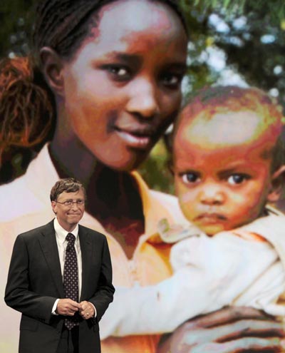 Bill Gates. La Fundación Gates es la mayor institución filantrópica del mundo. En el último lustro él y su esposa han donado 1.800 millones de euros.