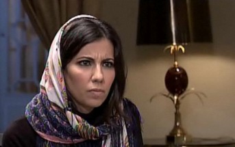 Ana Pastor, en un moemnto de su entrevista con Ahmadineyad. 