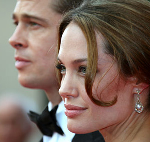 Angelina Jolie y Brad Pitt. FOTO: AFP.