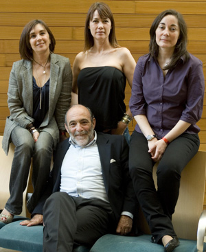Los participantes en la mesa redonda: Charo Izquierdo, directora de YO DONA; Mabel Lozano; Marta Gonzlez y Ricardo Prez-Solero. FOTO:Justy Garca Koch.