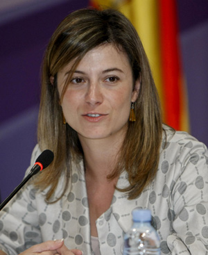 Bibiana Ado, Ministra de Igualdad. FOTO: EFE.