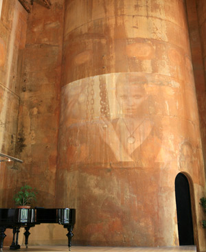 Imagen de la estancia utilizada para el evento, conocida como 'la catedral'.