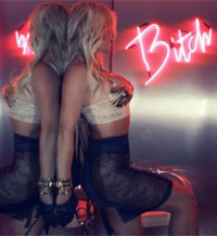 Britney Spears en un fotograma de su último trabajo.