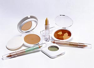 Productos de maquillaje de Avne.