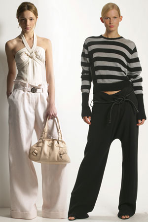 Los pantalones anchos, una interesante propuesta en las 'Colecciones Crucero' de Celine y Calvin Klein.