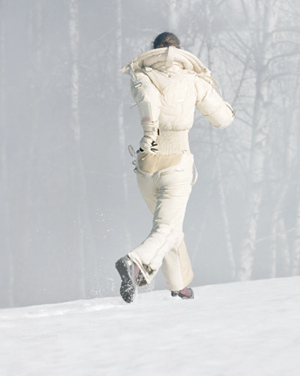 Stella MacCartney para Adidas tambin tiene nieve.