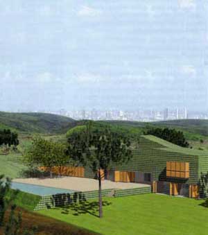 Proyecto Casa Verde (Pozuelo, 1997) de los arquitectos Iaki balos y Juan Herreros.