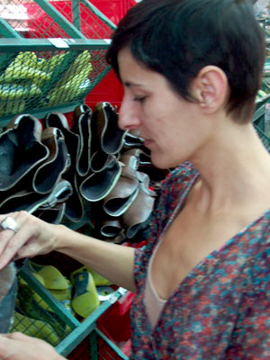 Sonia Snchez Alba lanz hace tres temporadas 'S.Alba', su propia lnea de calzado.