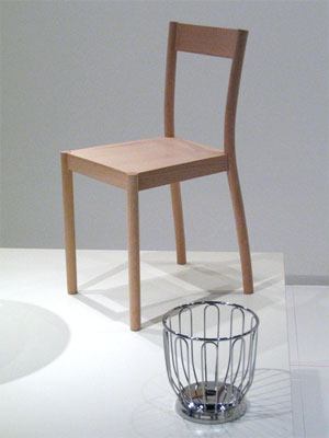 'Small chair' y 'Cesta de frutas' de Naoto Fukasawa.