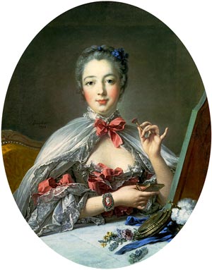 Madame de Pompadour, amante y confidente de Luis XV y una de las mujeres más poderosas de la Francia del XVIII.