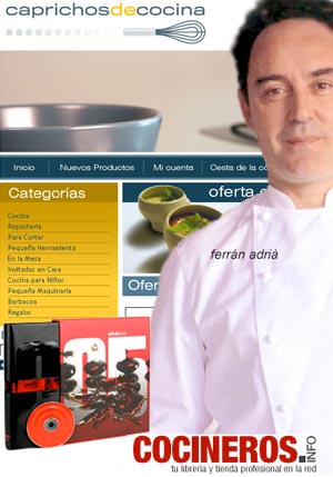 Imágenes de las páginas web cocineros.info y caprichos de cocina.com.